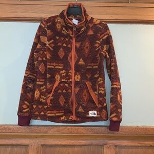 The North Face Vintage 80’s brown label zip fleece. Sz. S